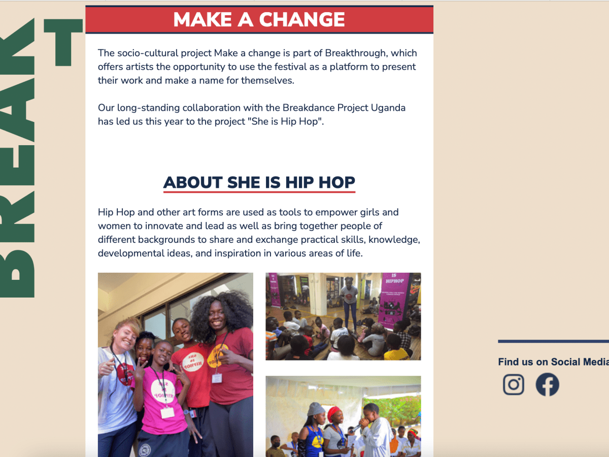 BREAKTHROUGH – MAKE A&nbsp;CHANGE